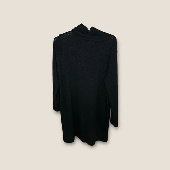 Vasna Women’s Long Sleeve Black Poncho Sweater Size Medium - Picture 2 of 4